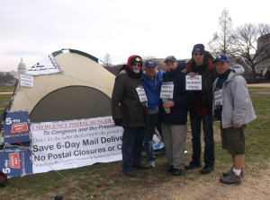 hunger2 Postal hunger strikers at National Mall encampment