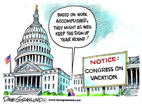 Editorial: Do-nothing Congress takes a breather | PostalReporter.com