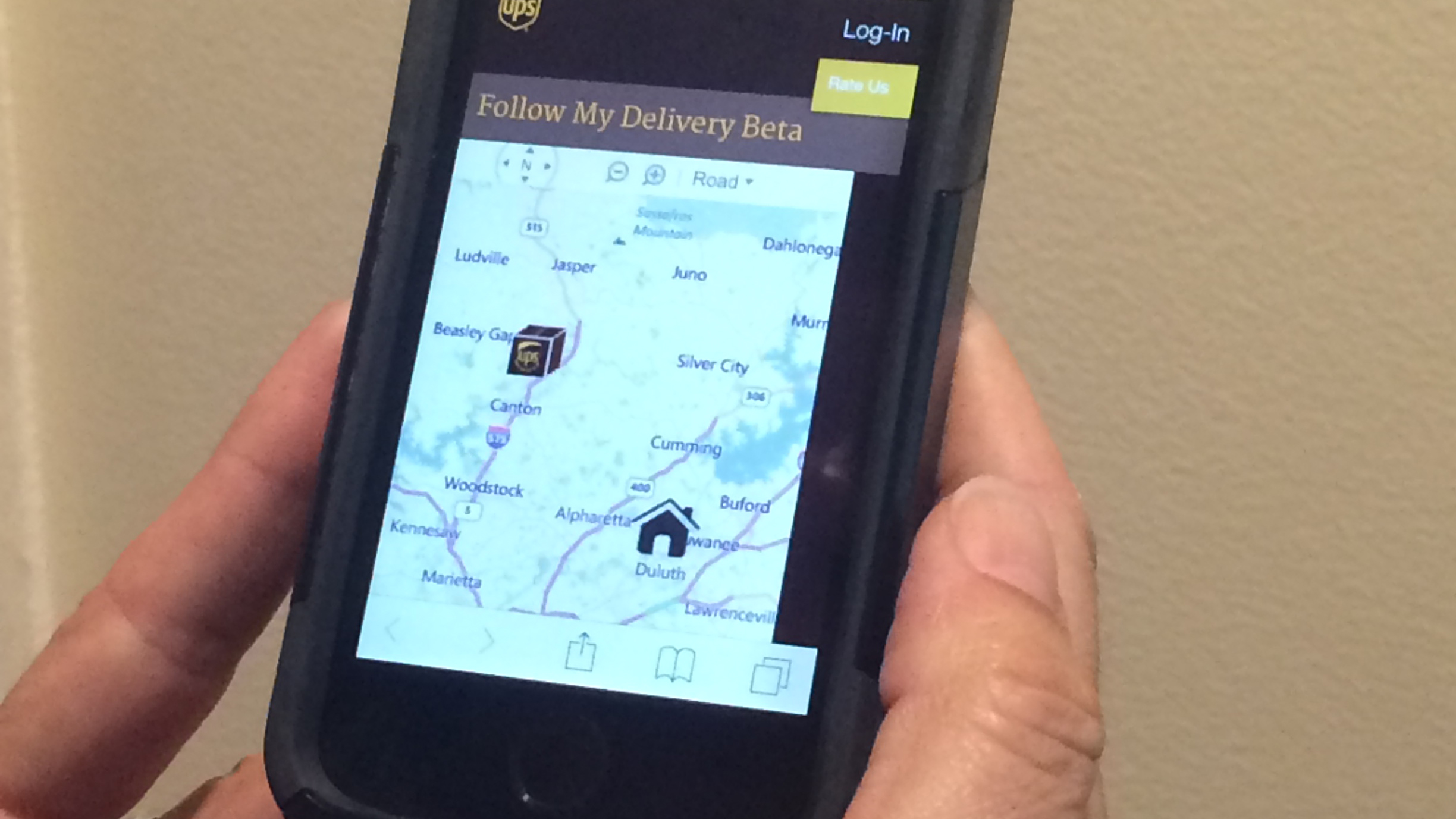 UPS My Choice Service Enables Users To Track Location Of Their Delivery 