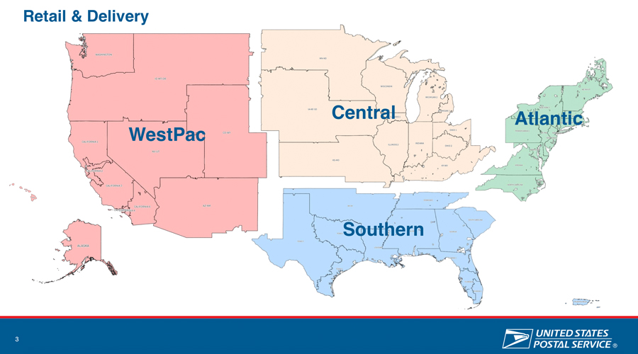 Maps Show New USPS Districts And Divisions Structure PostalReporter